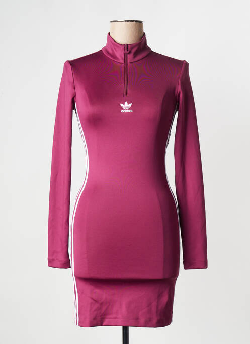 Robe courte rouge ADIDAS pour femme