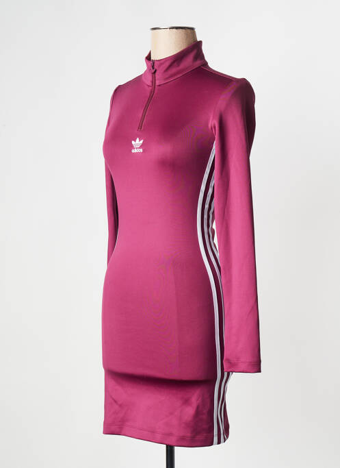 Robe courte rouge ADIDAS pour femme