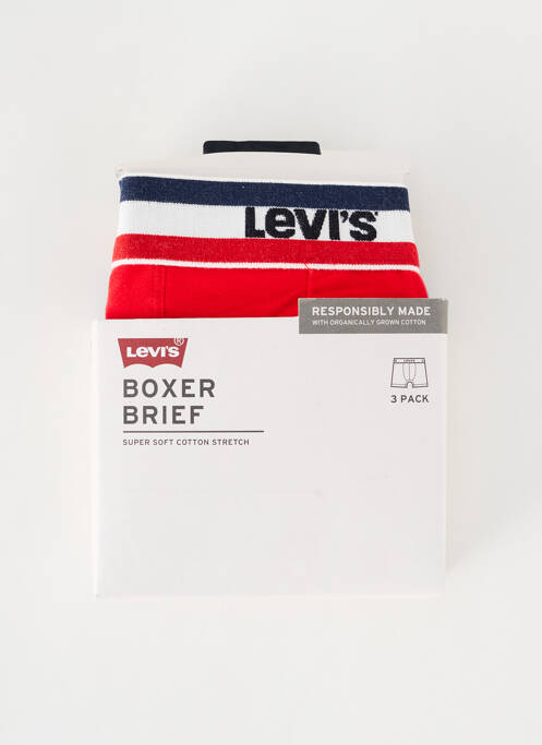 Boxer rouge LEVIS pour homme