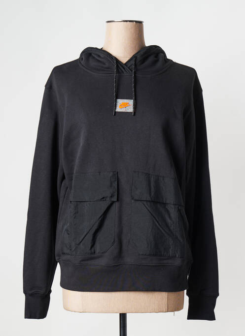 Sweat-shirt noir NIKE pour femme