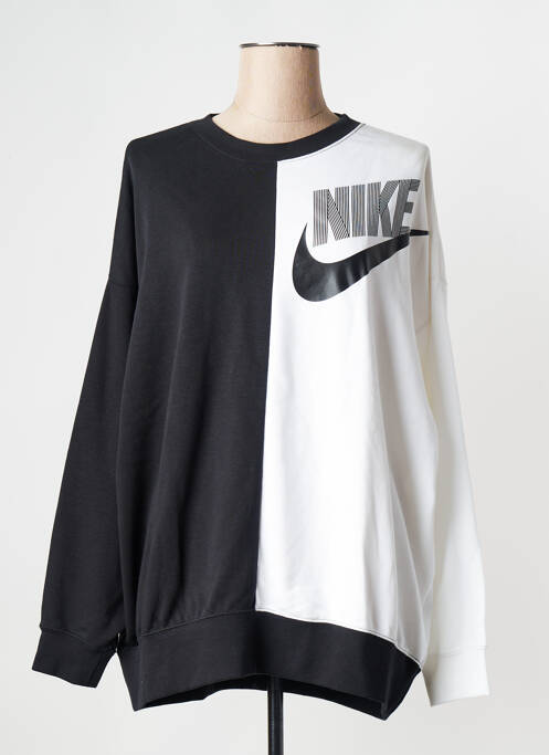 Sweat-shirt noir NIKE pour femme