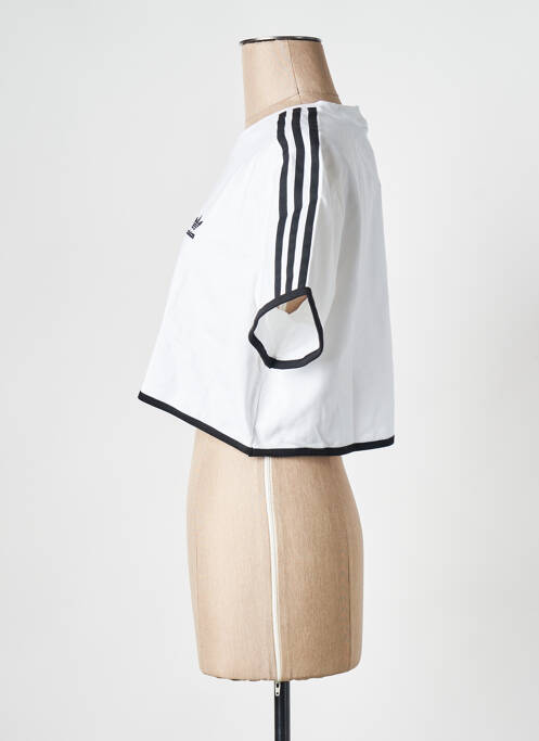 T-shirt blanc ADIDAS pour femme