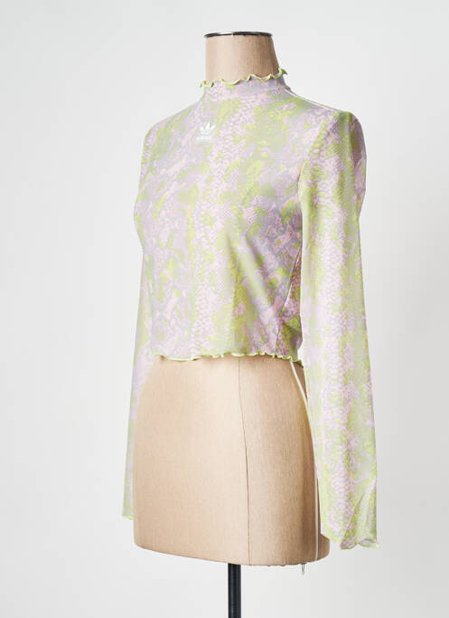 T-shirt violet ADIDAS pour femme