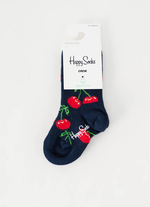 Chaussettes bleu HAPPY SOCKS pour garçon