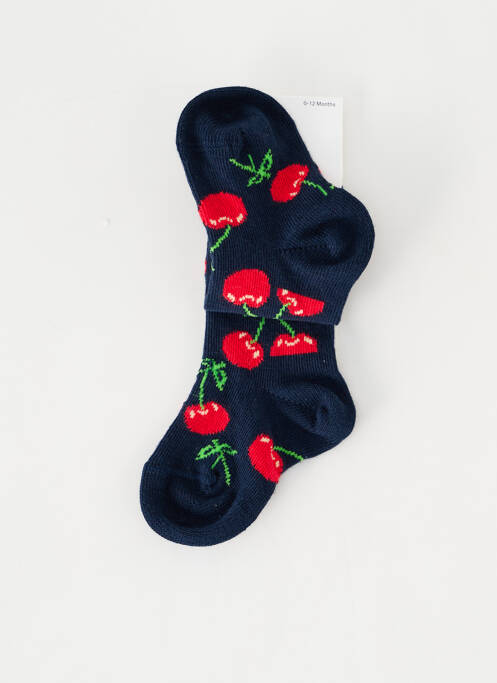 Chaussettes bleu HAPPY SOCKS pour garçon
