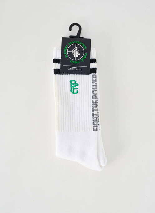 Chaussettes blanc ELEMENT pour homme