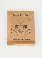 Culottes-menstruelles noir SISTERS REPUBLIC pour femme seconde vue
