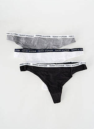 Tanga gris TOMMY HILFIGER pour femme