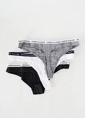 Tanga gris TOMMY HILFIGER pour femme seconde vue