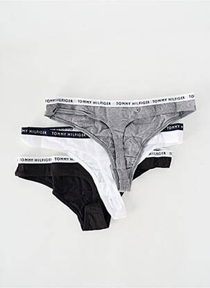 Tanga gris TOMMY HILFIGER femme