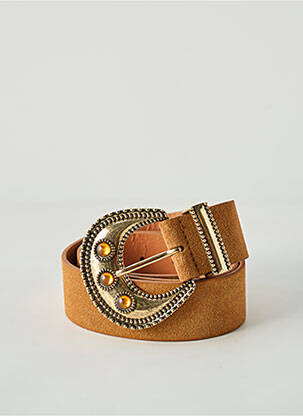 Ceinture marron PIECES unisexe