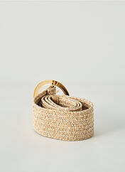 Ceinture beige PIECES pour unisexe seconde vue