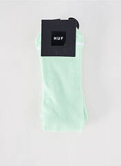 Chaussettes vert HUF pour unisexe seconde vue