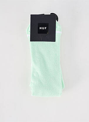 Chaussettes vert HUF pour unisexe