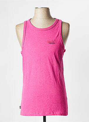 Débardeur rouge SUPERDRY pour homme