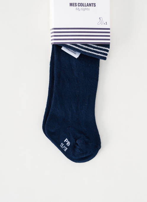 Collants bleu PETIT BATEAU fille