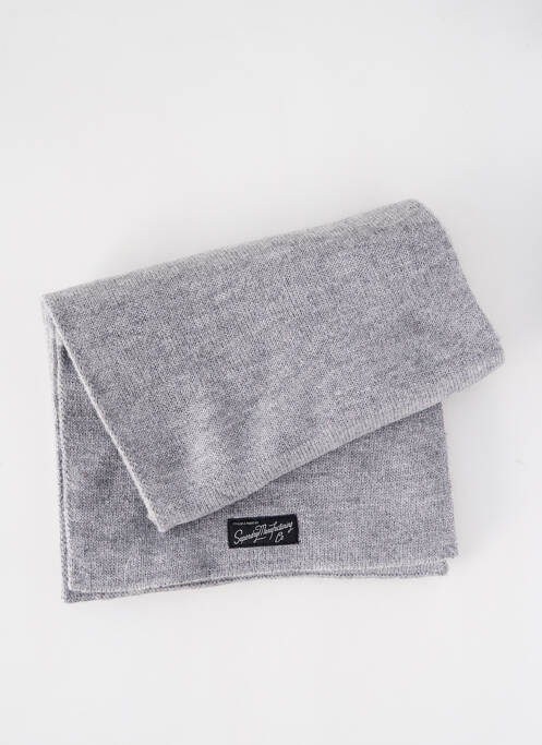 Echarpe gris SUPERDRY homme