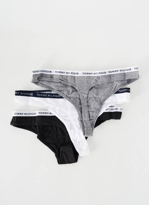 Tanga gris TOMMY HILFIGER pour femme