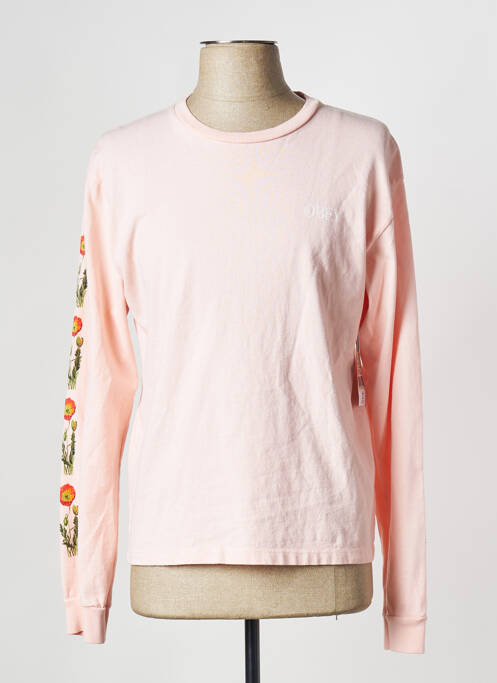 Top rose OBEY pour femme