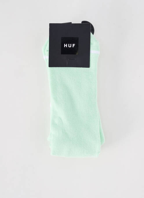 Chaussettes vert HUF pour unisexe