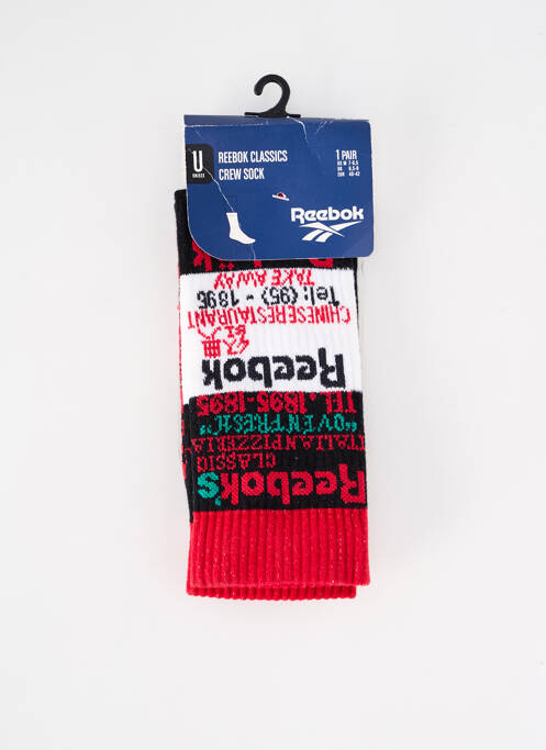 Chaussettes noir REEBOK pour homme