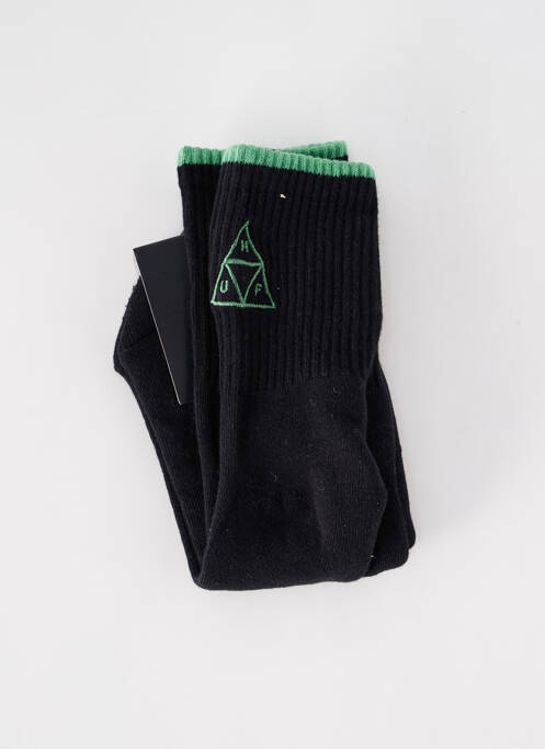 Chaussettes noir HUF unisexe