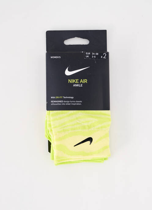 Chaussettes jaune NIKE pour enfant