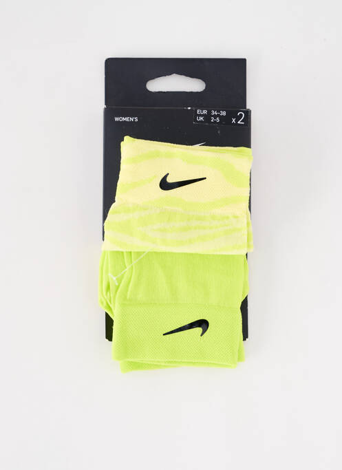 Chaussettes jaune NIKE pour enfant