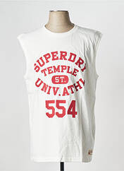 Débardeur blanc SUPERDRY pour homme seconde vue