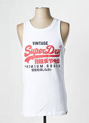 Débardeur blanc SUPERDRY pour homme seconde vue
