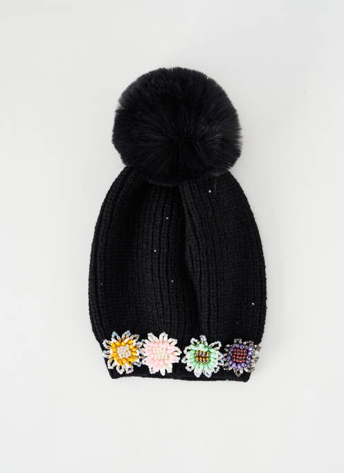 Bonnet noir WILD pour femme