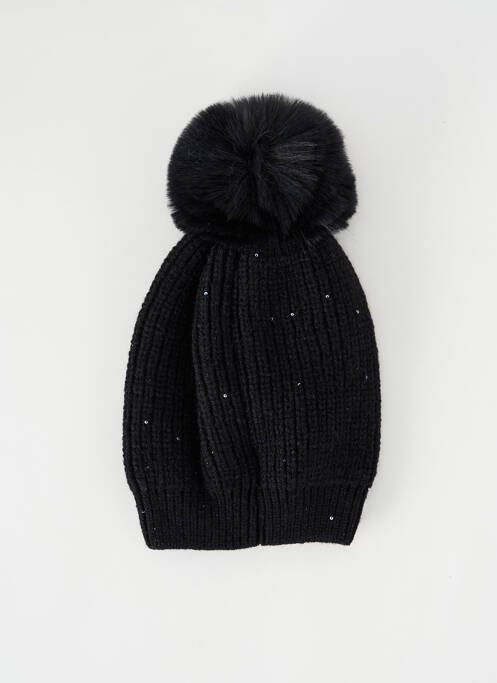 Bonnet noir WILD pour femme