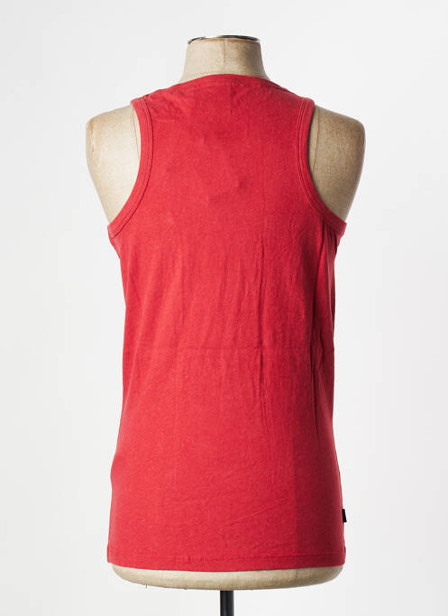 Débardeur rouge SUPERDRY pour homme