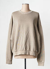 Sweat-shirt marron REEBOK pour femme seconde vue