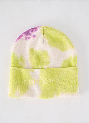 Bonnet jaune SUPERDRY homme