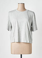 T-shirt gris ONLY pour femme seconde vue