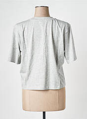 T-shirt gris ONLY pour femme seconde vue