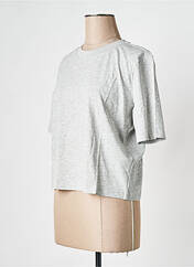 T-shirt gris ONLY pour femme seconde vue