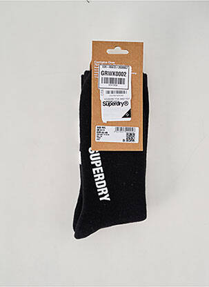 Chaussettes noir SUPERDRY homme