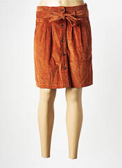 Jupe mi-longue marron GRACE & MILA pour femme seconde vue