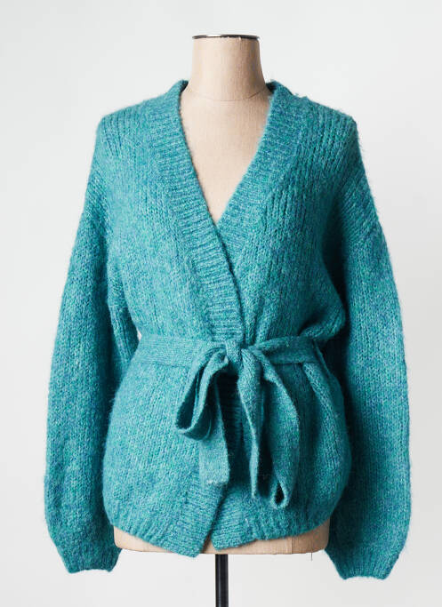 Gilet manches longues vert GRACE & MILA femme