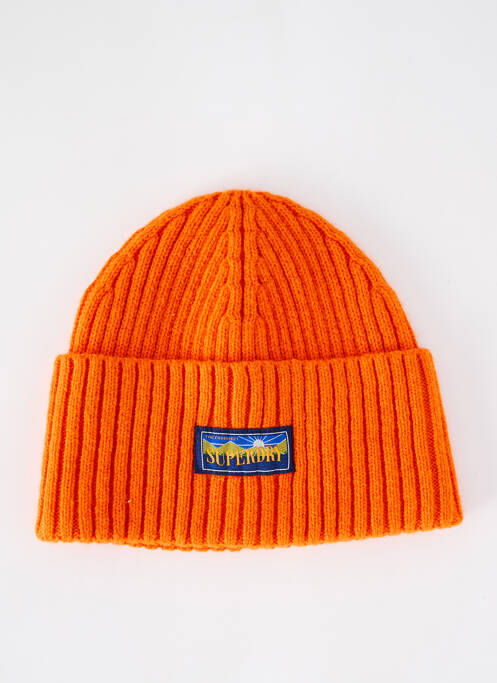 Bonnet orange SUPERDRY pour homme