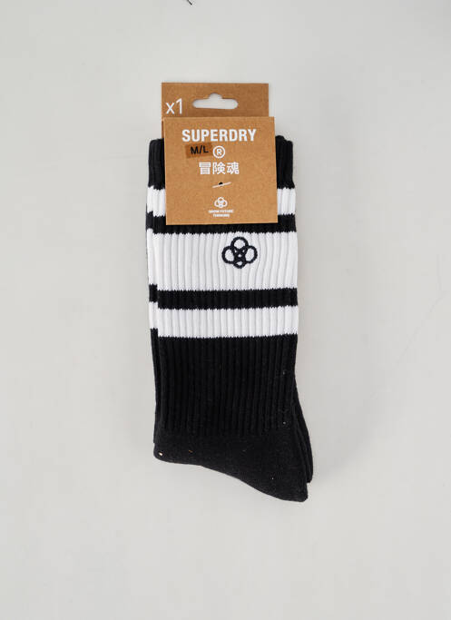 Chaussettes noir SUPERDRY pour homme