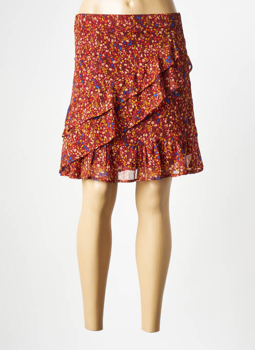 Jupe courte rouge GRACE & MILA pour femme