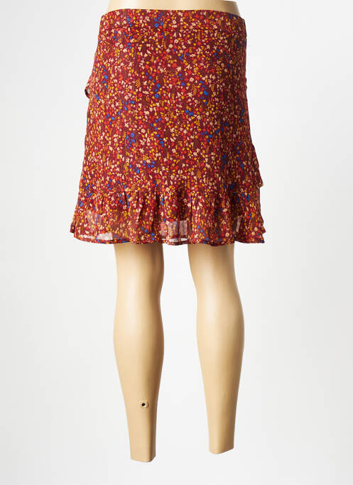 Jupe courte rouge GRACE & MILA pour femme