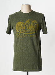 T-shirt kaki SUPERDRY pour homme seconde vue
