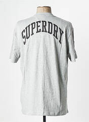 T-shirt gris SUPERDRY pour homme seconde vue