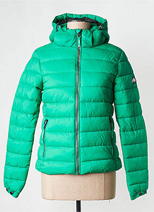 Doudoune vert SUPERDRY femme