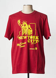 T-shirt rouge SUPERDRY homme