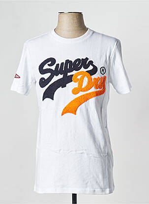 T-shirt blanc SUPERDRY homme